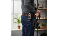 Foldable Tool Bag Belt Clip with Rotating Buckle Industrial Belt Clip with Guard Plate Easy Install Reliable for Electricians, Construction Sites