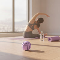 Hollow Perforated Massage Ball Deep Tissue Myofascial Release Ball Textured Massager Muscle Knots for Athletes, Yogis, Home Gym, Stretching Practice Studio