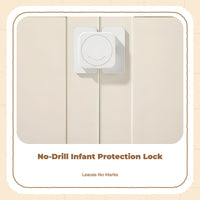 Kid Protection Lock, Drawer Cabinet Lock, Infant Proofing Latch, no tools needed Required, Easy Installation, Multi-Purpose