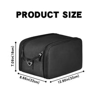Large Capacity Sleep Therapy Machine Travel Bag Sturdy Nylon Material Padded Sleep Therapy Equipment Bag Clasp Medical Device Carrier