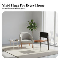 Upholstered Chair with a Curved Backrest Modernist Inspired Dining Room Furniture Modern design Minimalist Aesthetic for Kitchen