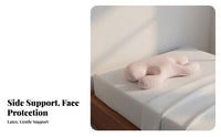 High Resilience Ergonomic Latex Pillow Breathable Side Sleeper Pillow for Adults, Women, Sleeping, Napping, Bedroom