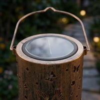 Colorful Solar Garden Light Waterproof Solar Metal Lantern Vintage Design