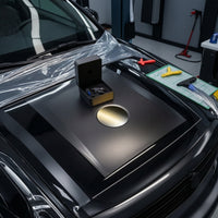 Adjustable Film Hole Cutter with Suction Cup Replaceable Sensor Hole Cutter Compact Manual for Car Wrappers, Installers, DIYers