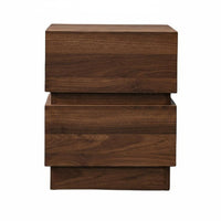 Minimalist Block Table Space-Saving Nightstand Sturdy Construction Scuff-Withstand Ant-Withstand Ant for Homeowners, Adults