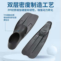 wave新款专业成人自由潜浮潜脚蹼男女通用游泳蛙鞋深潜水装备脚蹼