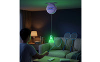 Badminton with Remote Control | overhead-Mounted, Self-Returning, Badminton Training Device, for Home