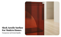 Modern Design Fluted Accent Table Minimalist design Entryway Cabinet Slim contour Household Furniture Space-Saving for Homeowners, Apartment Dwellers, Interior Decorators, Hallway, Living Room, Bedroom, Behind Sofa