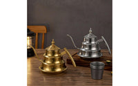 Stainless Steel Teapot Rust-Resistant Drinkware Easy to Clean for Cafe