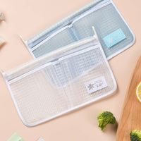 Hanging Refrigerator Bag Double Pocket Fridge Door Organizer Pouch for Kitchen