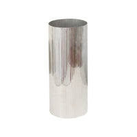Cylindrical Vase Modern Ribbed Vase Minimalist for Living Room, Minimalists