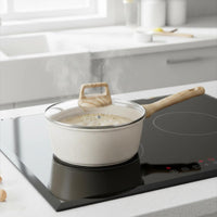 5 Pieces Stone Coating Cookware Set Easy to Clean Granite Cookware Set Even Heat