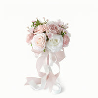 Wedding Bouquet with Ribbons Long-Lasting Bridal Bouquet Handmade