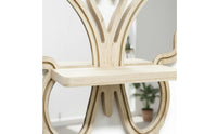 Wooden Craft Butterfly Flower Pot Holder Space Saving Home Decor Easy to Install
