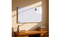 Attractive Glass Whiteboard Ultra-White Tempered Glass Whiteboard Office Display Rectangular Non-Porous for Home
