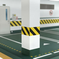 1:24 Scale Parking Garage Dustproof Lighted Parking Garage Display Easy Assembly Lighted Car Model Display Case for Collectors, Collection Room