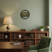 12 Inch Hollow Wall Hollow Timepiece Decorative Home Decor Easy to Read