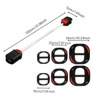Barbell and Plates Straight Design Barbell Set Large Center Opening Weight Bar