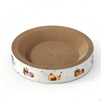 Cat Scratcher Bed Recyclable Scratcher Bowl Safe for Living Room, Cats, Kittens