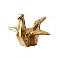 Origami Crane Ornament Decorative Geometric Bird Figure Lightweight