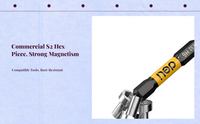 S2 steel hex bits for electric screwdrivers