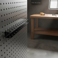 Wall Mounted Pegboard Organizer Long-Lasting Metal Pegboard Tool Board Heavy