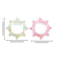 2 Pieces Bird Mirror Toy Enrichment Enclosure Mirror Safe Chewing