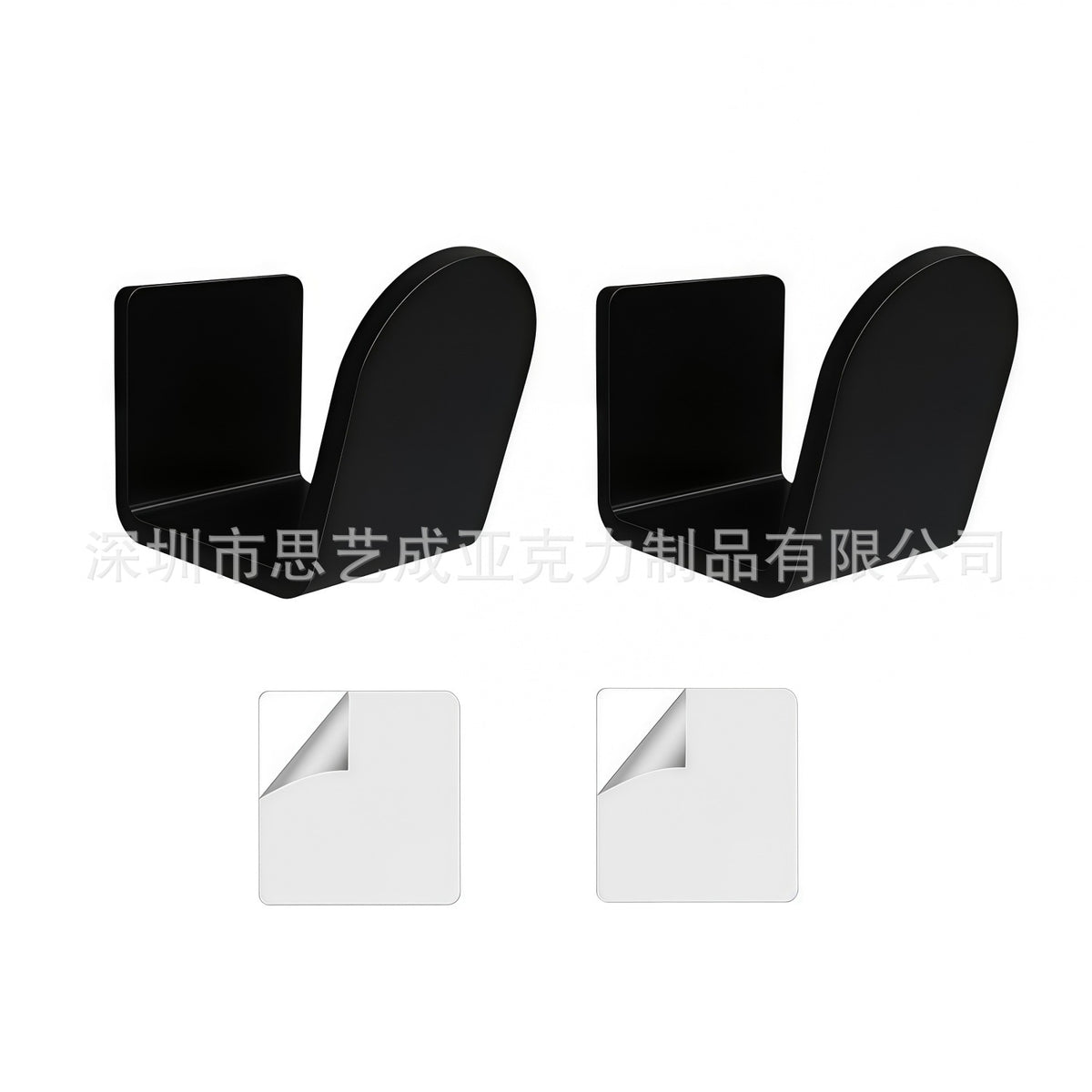 Blk 2-pk Wo Screw