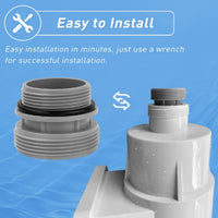 适用于Intex Coleman 4560 转换套件兼容Hayward Intex 泳池软管