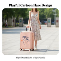 Cartoon Suitcase Combination Lock Smart Travel Suitcase for Women, Girls