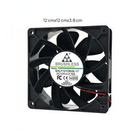 120mm Brushless DC Fan High Speed Cabinet Fan for DIY Enthusiasts