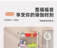 健身器材收纳架家用运动哑铃壶铃架泡沫轴瑜伽垫置物架移动篮球架