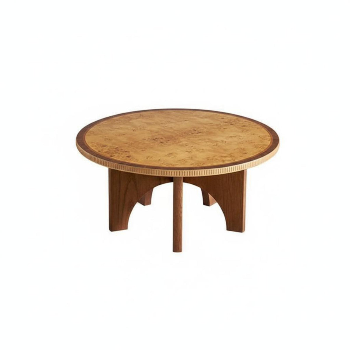 Arched Leg Side Table Distinctive Moon Bridge Base Household Furniture Designer Piece Sofa Associate for Living Room, Bedroom