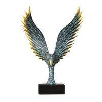 Eagle Spread Wings Resin Figurine for TV Cabinet Decor