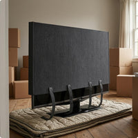 Felt Tv Cover Black TV Dust Proof Cover Easy to Use for Moving