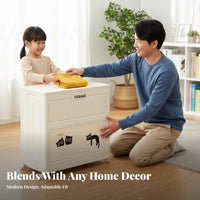 foldable Box with Front Door Foldable Design Stackable Container sturdy