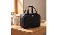 Travel Toiletry Bag Soft-Sided Toiletry Bag with Handles Structured Cosmetic Pouch with Handle for Journeyers, Weekend Trips, Hand Luggage