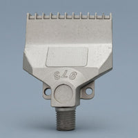 22 Holes Stainless Steel Air Blow Nozzle Flat Outlet Comb-Like Air Nozzle Compact Pneumatic Blow Metal Body