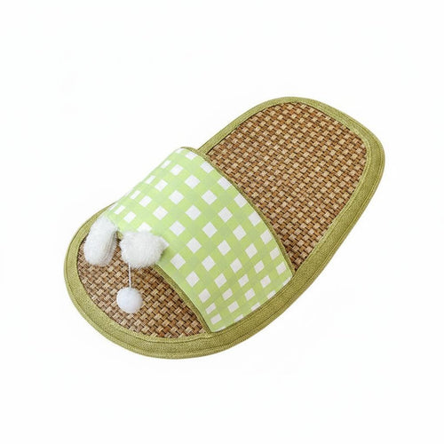 Pet Bed Canopy Mat Woven Pet Cooling Mat Straw-Like