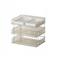 Stackable Letter-size document Drawer Easy Classification Desk Storage Box Large Capacity