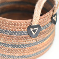Woven Rattan Banana Rope Large Capacity Storage Basket
