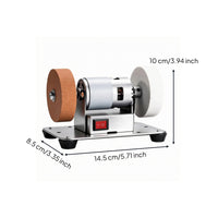 Mini Bench Grinder Compact Home Tool Multi-Purpose