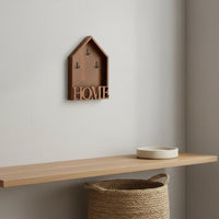 Wooden Key Cabinet Minimalist Design Entryway Key Shelf Easy Installation
