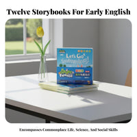 12 Books Point-and-Read Storybooks Educational Interactive Audio Book Set