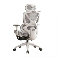 Ergonomic Office Chair Adjustable Headrest Ergonomic Mesh Chair Footrest