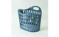 Laundry Basket Foldable Clothes Basket Laundry Hamper Plastic Ventilated for Bathroom, Dorm Room
