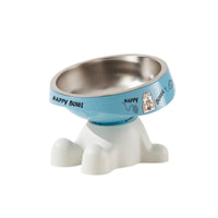 Pet Bowl with Stand Ergonomic Feeder Sturdy for Young Dogs