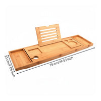 Bathtub Tray Wooden Bathroom Accessory Minimalist