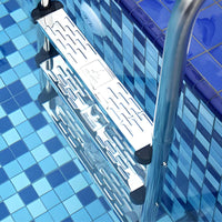 5-Step Pool Ladder Stainless Steel Pool Ladder with Double Handrails Heavy Duty for Homeowners