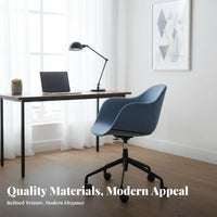Armless rotating Chair Height Adjustable Office Furniture effortless Rolling Casters